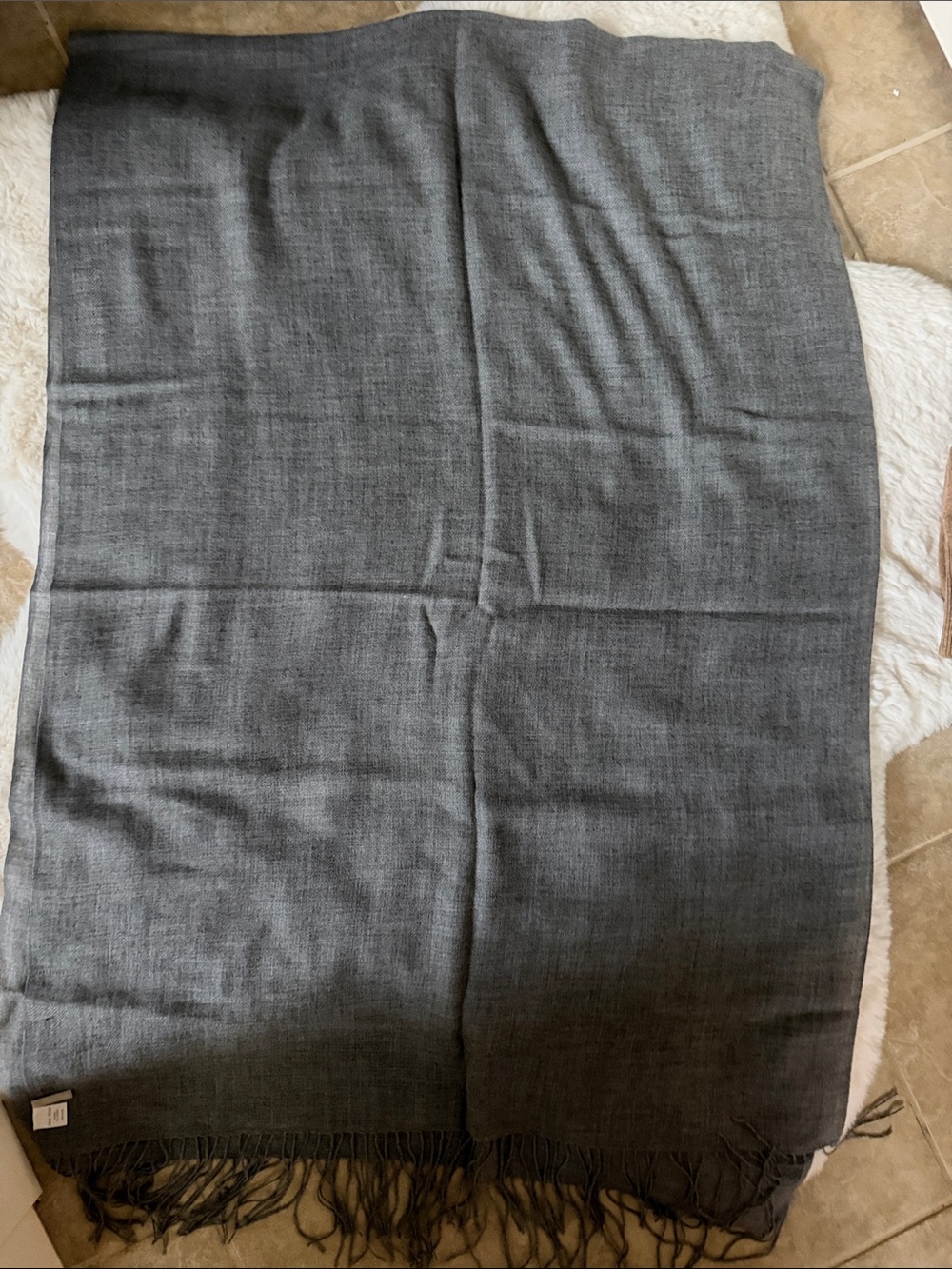 Nordstrom Cashmere Blend Scarf Wrap Shawl 82”x 29”